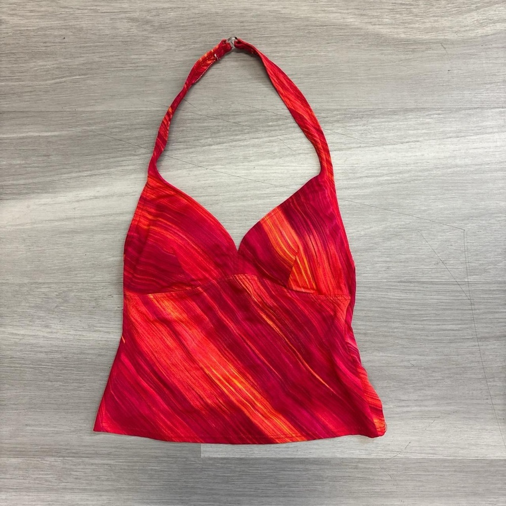 St. John's Bay Red & Orange Halter Camisole